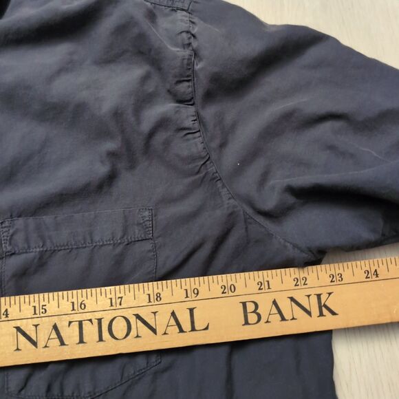 James Perse Double Cloth Shirt Mens Size 3 Long Sleeve Button Up - Picture 3 of 5